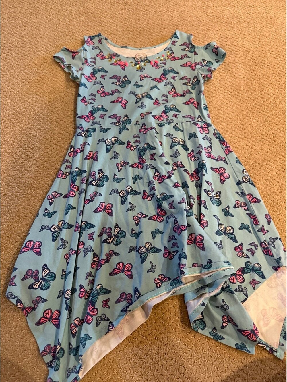 SO size 16 butterfly dress